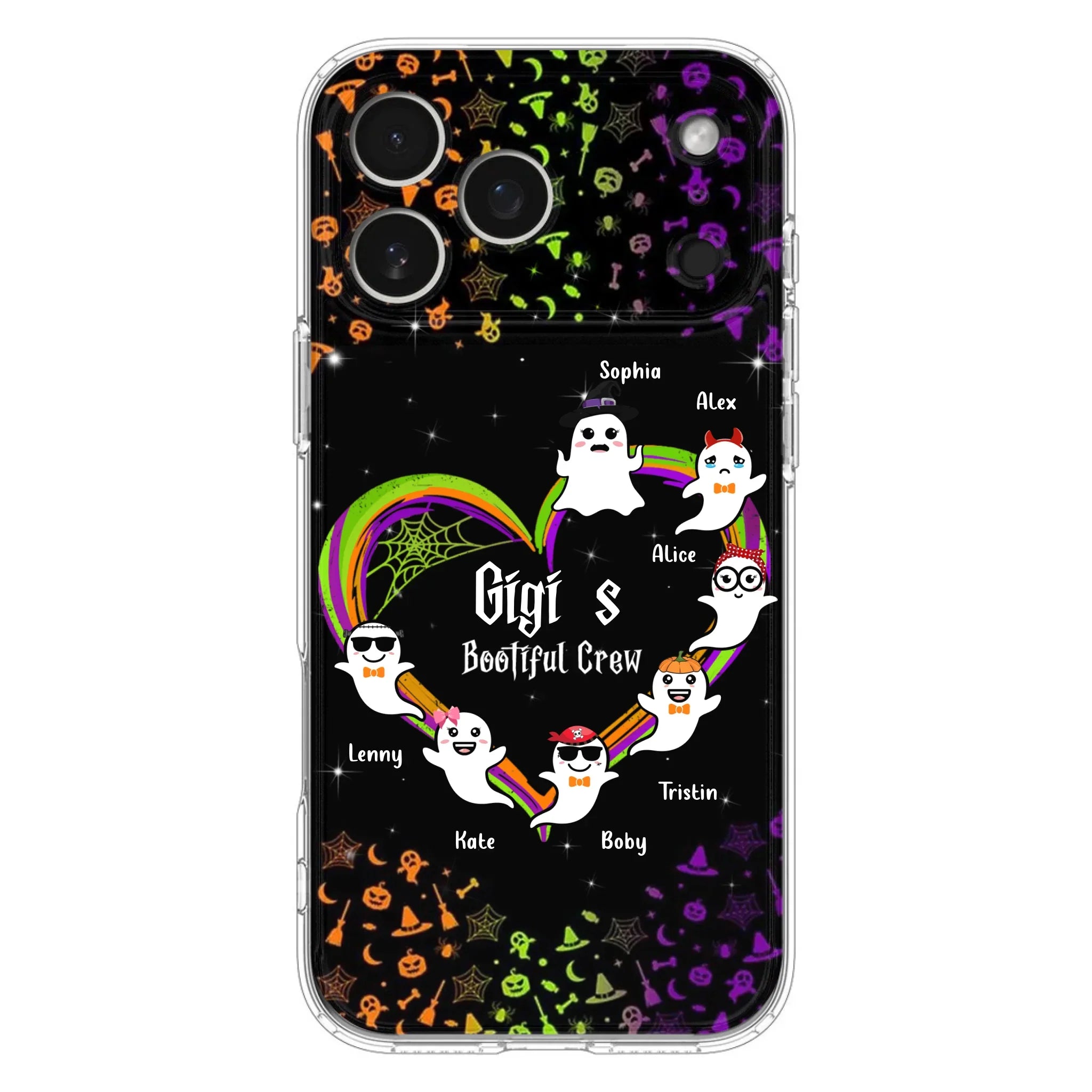 Custom Personalized Gigi's Bootiful Crew Phone Case - Halloween Gift for Grandma - Up to 7 Grandkids - Case For iPhone And Samsung