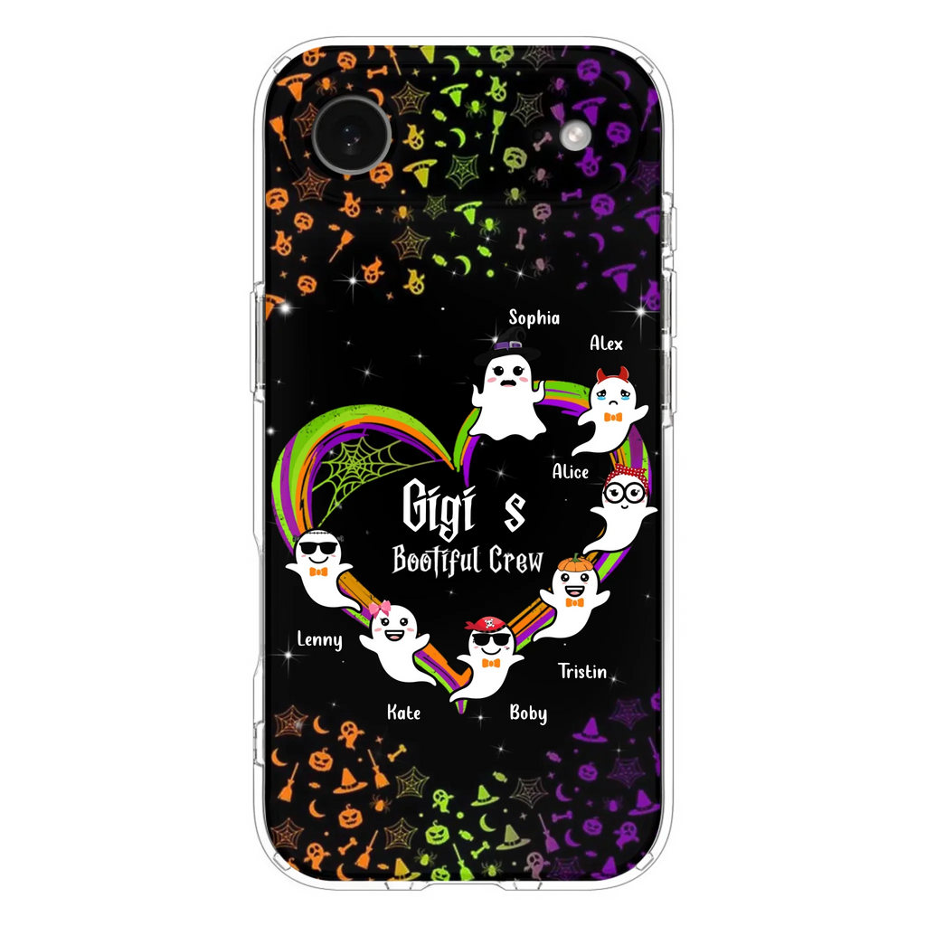 Custom Personalized Gigi's Bootiful Crew Phone Case - Halloween Gift for Grandma - Up to 7 Grandkids - Case For iPhone And Samsung