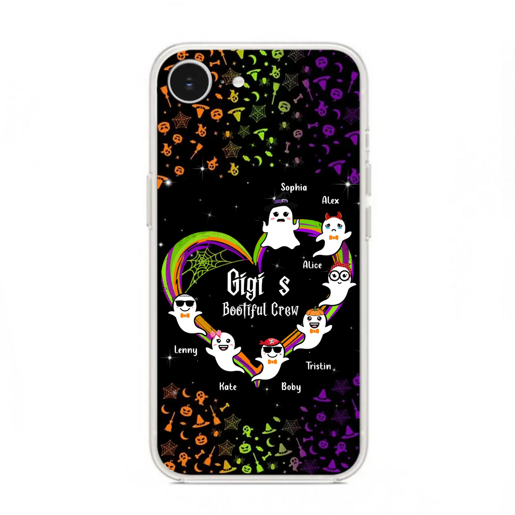 Custom Personalized Gigi's Bootiful Crew Phone Case - Halloween Gift for Grandma - Up to 7 Grandkids - Case For iPhone And Samsung