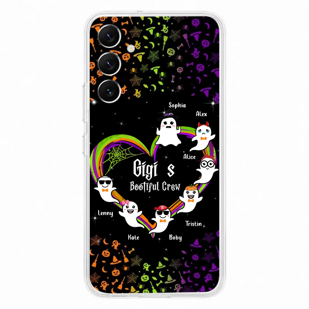 Custom Personalized Gigi's Bootiful Crew Phone Case - Halloween Gift for Grandma - Up to 7 Grandkids - Case For iPhone And Samsung