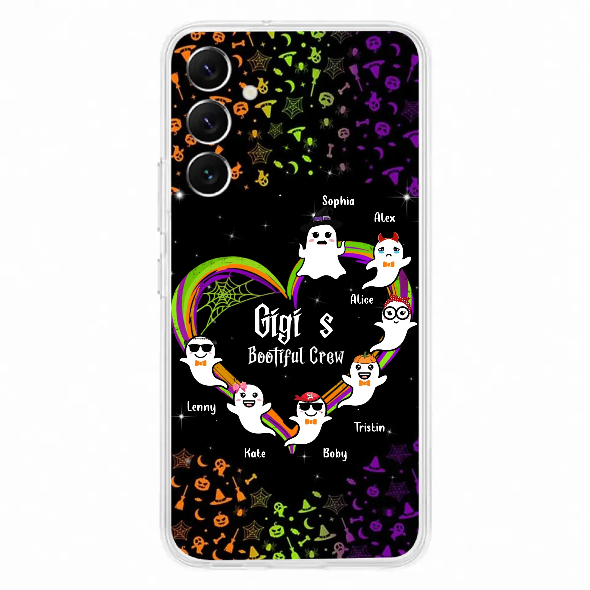 Custom Personalized Gigi's Bootiful Crew Phone Case - Halloween Gift for Grandma - Up to 7 Grandkids - Case For iPhone And Samsung