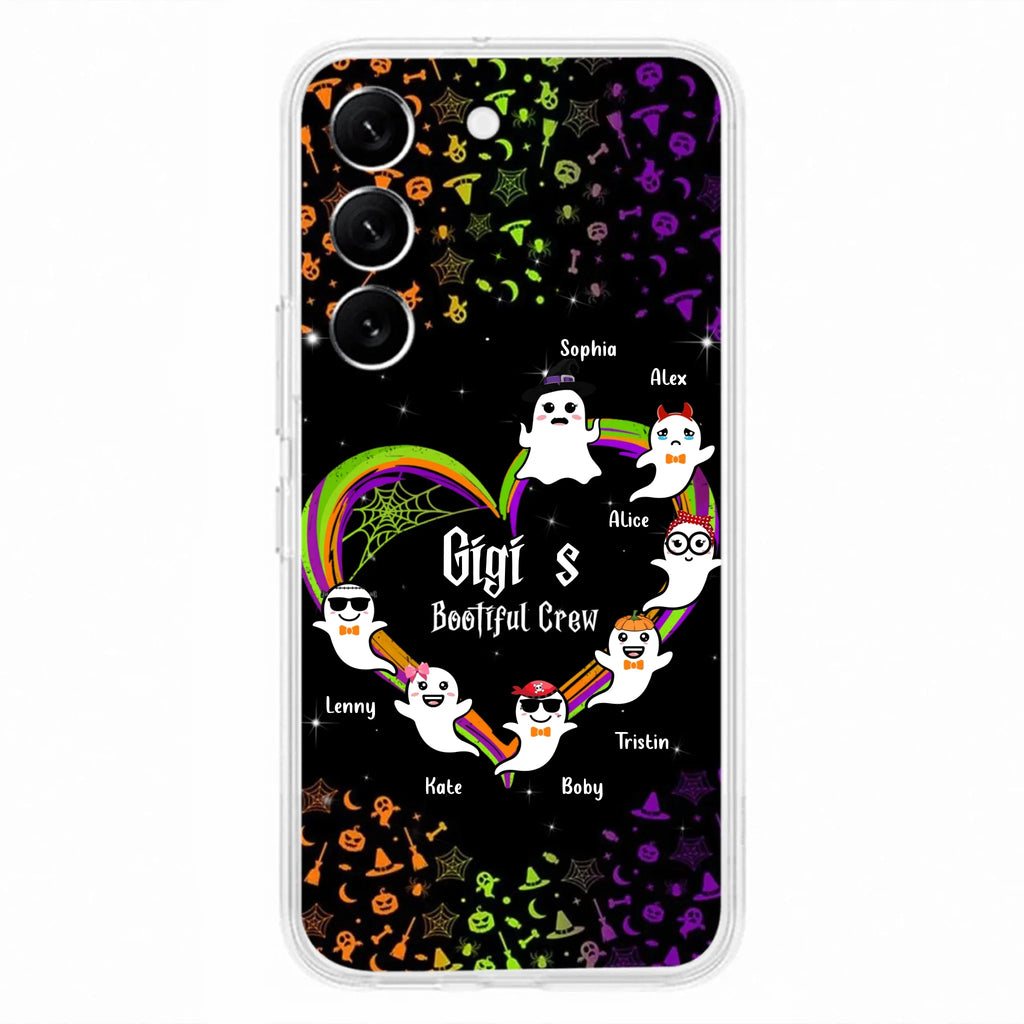 Custom Personalized Gigi's Bootiful Crew Phone Case - Halloween Gift for Grandma - Up to 7 Grandkids - Case For iPhone And Samsung