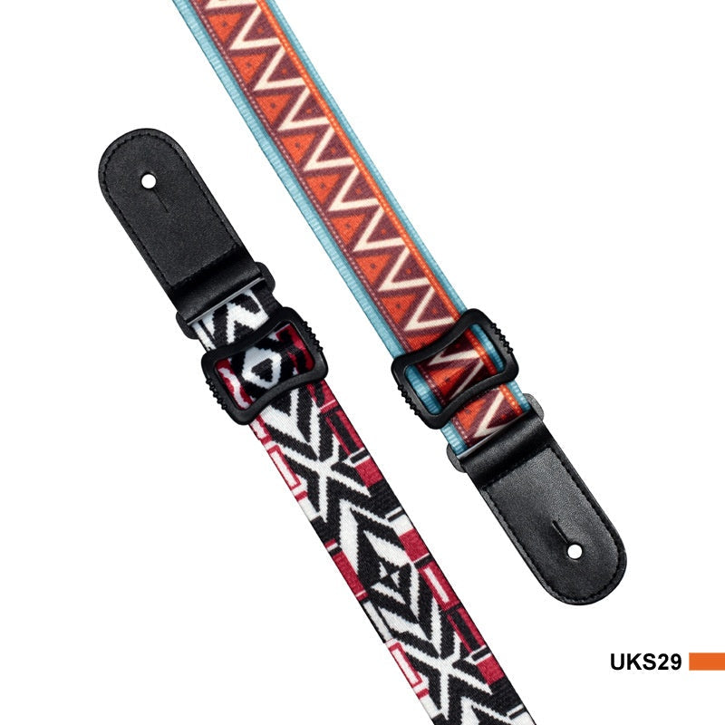 Thermal Transfer Printing Ukulele Color Small Guitar Belt