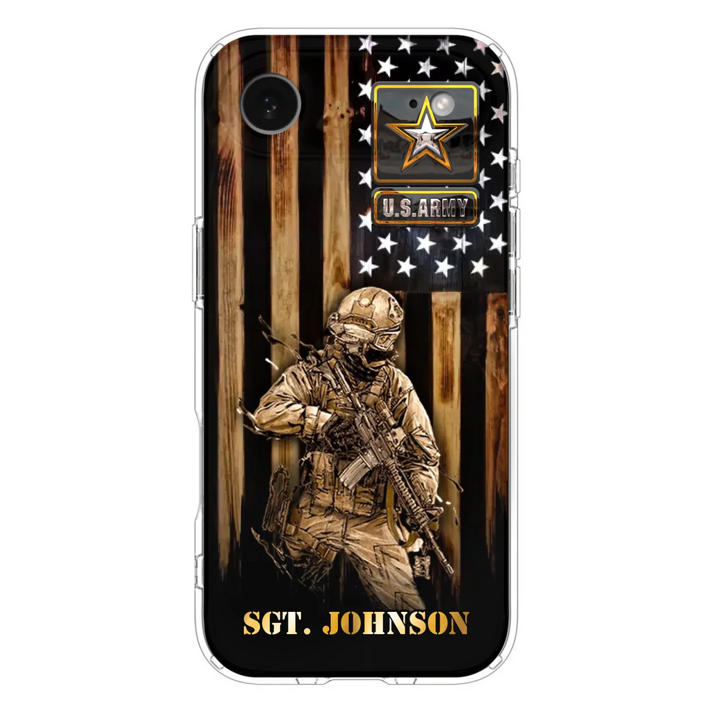 Custom Personalized Veteran Phone Case - Gift Idea For Veteran/ Soldier - Case For iPhone And Samsung