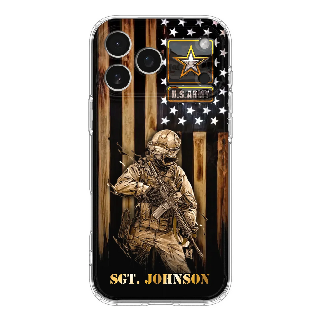 Custom Personalized Veteran Phone Case - Gift Idea For Veteran/ Soldier - Case For iPhone And Samsung