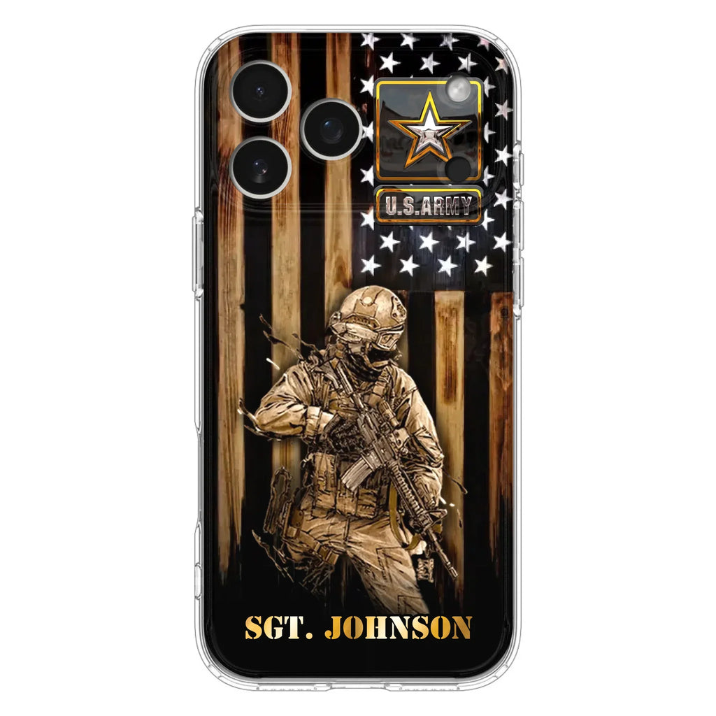 Custom Personalized Veteran Phone Case - Gift Idea For Veteran/ Soldier - Case For iPhone And Samsung