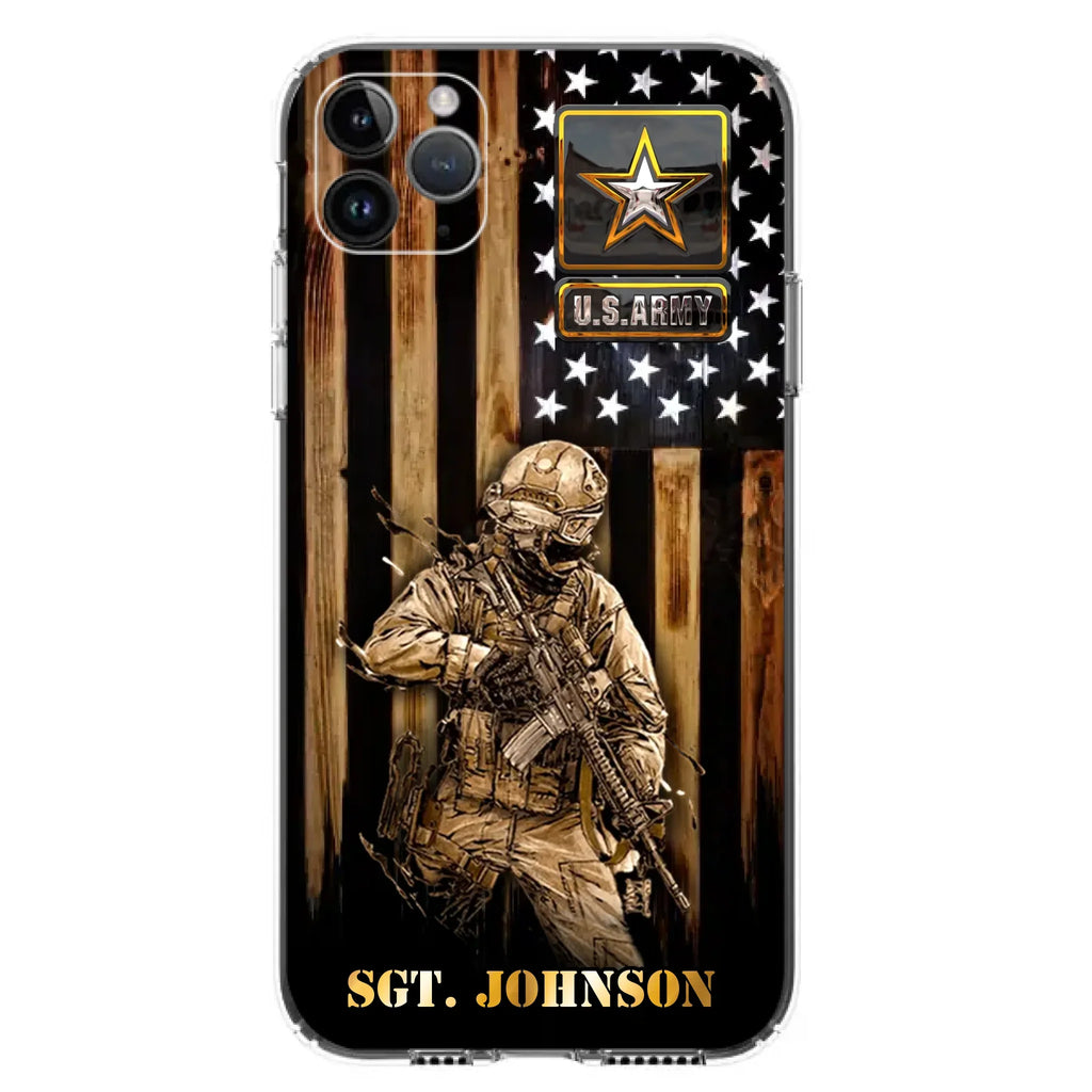 Custom Personalized Veteran Phone Case - Gift Idea For Veteran/ Soldier - Case For iPhone And Samsung