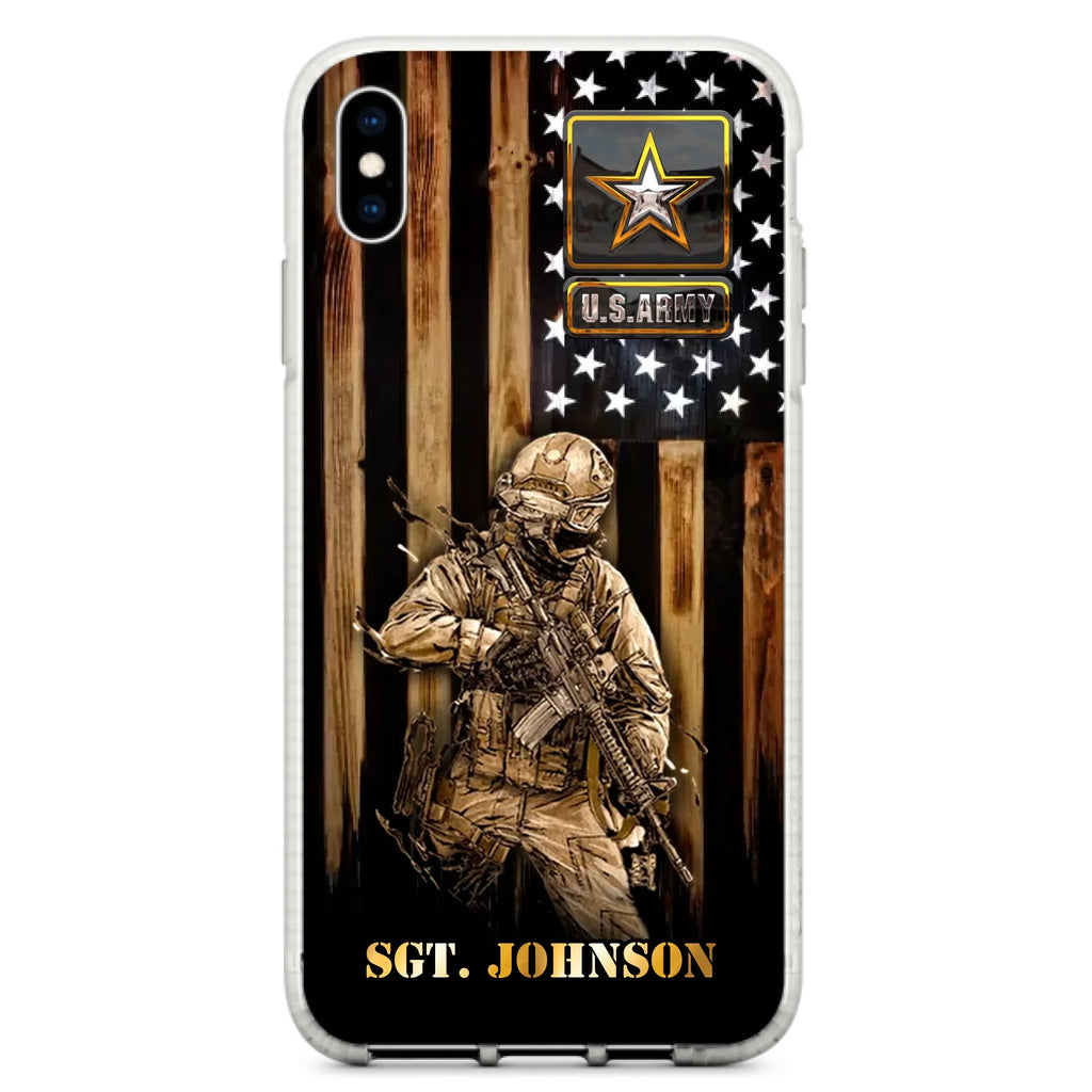 Custom Personalized Veteran Phone Case - Gift Idea For Veteran/ Soldier - Case For iPhone And Samsung