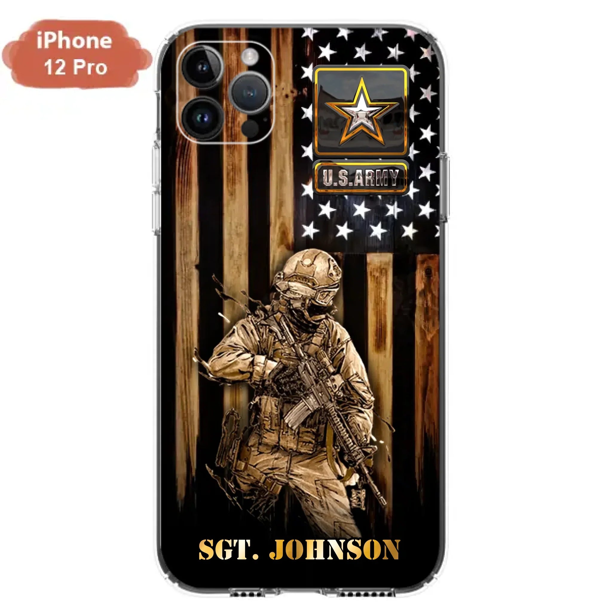 Custom Personalized Veteran Phone Case - Gift Idea For Veteran/ Soldier - Case For iPhone And Samsung