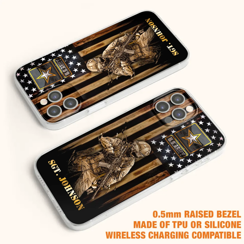 Custom Personalized Veteran Phone Case - Gift Idea For Veteran/ Soldier - Case For iPhone And Samsung