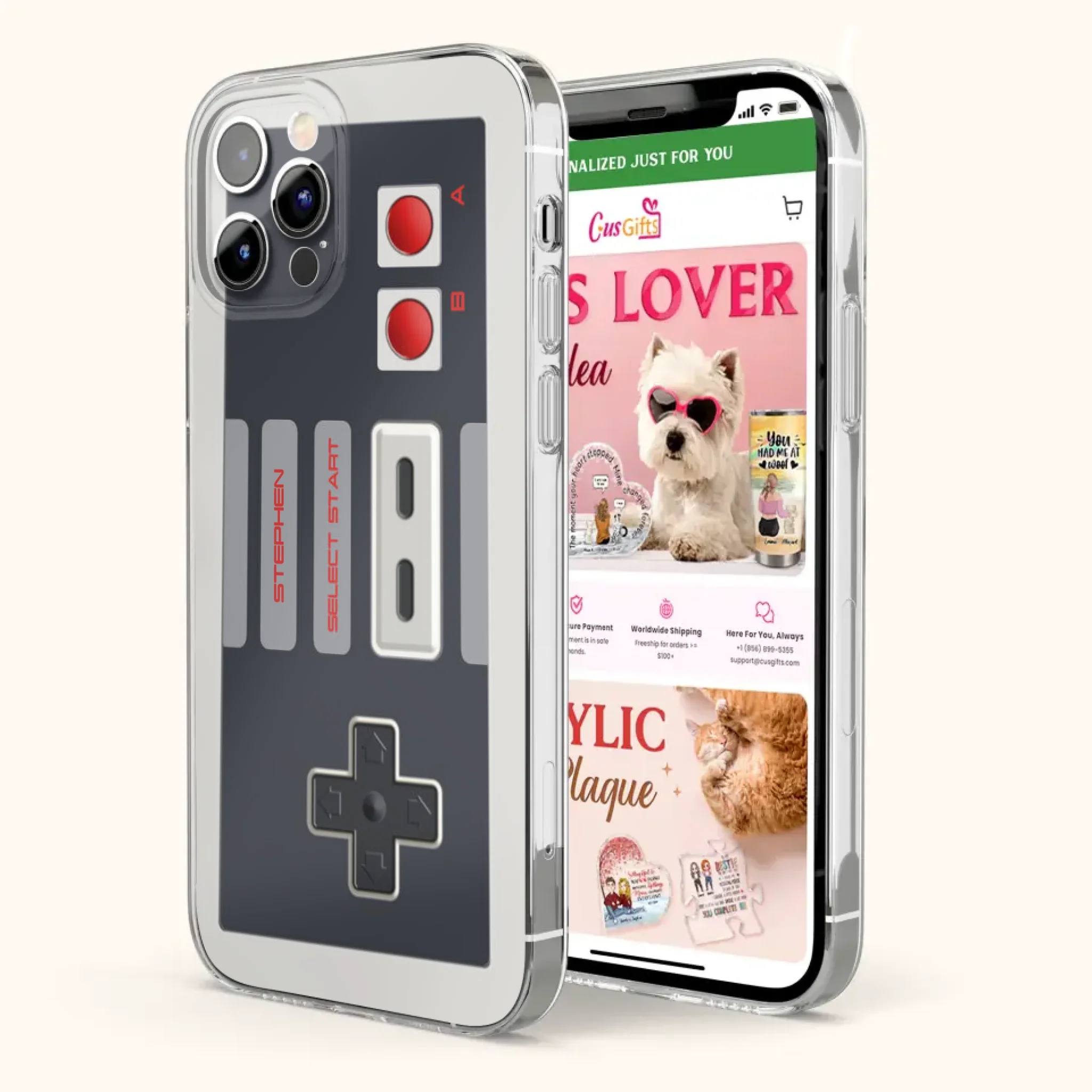Custom Personalized Classic Game Controller Phone Case - 812E12