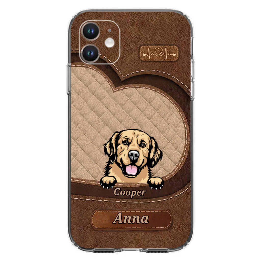 Custom Personalized Dog Phone Case - Gift Idea For Dog Lovers - Case For iPhone And Samsung