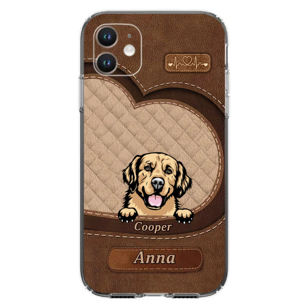 Custom Personalized Dog Phone Case - Gift Idea For Dog Lovers - Case For iPhone And Samsung