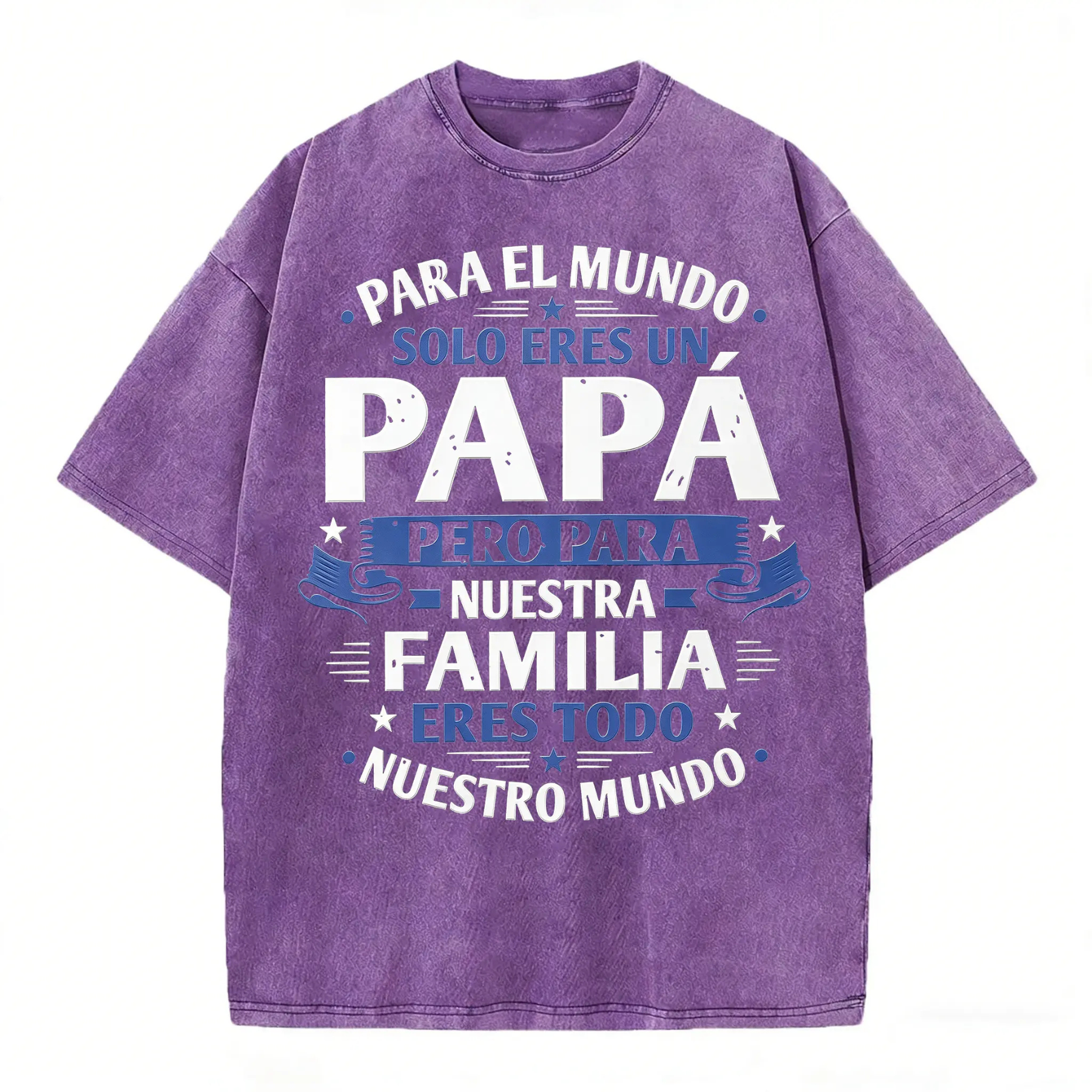 Eres Mi Mundo Spanish Papa Tee – Heartfelt Fatherhood Statement Shirt