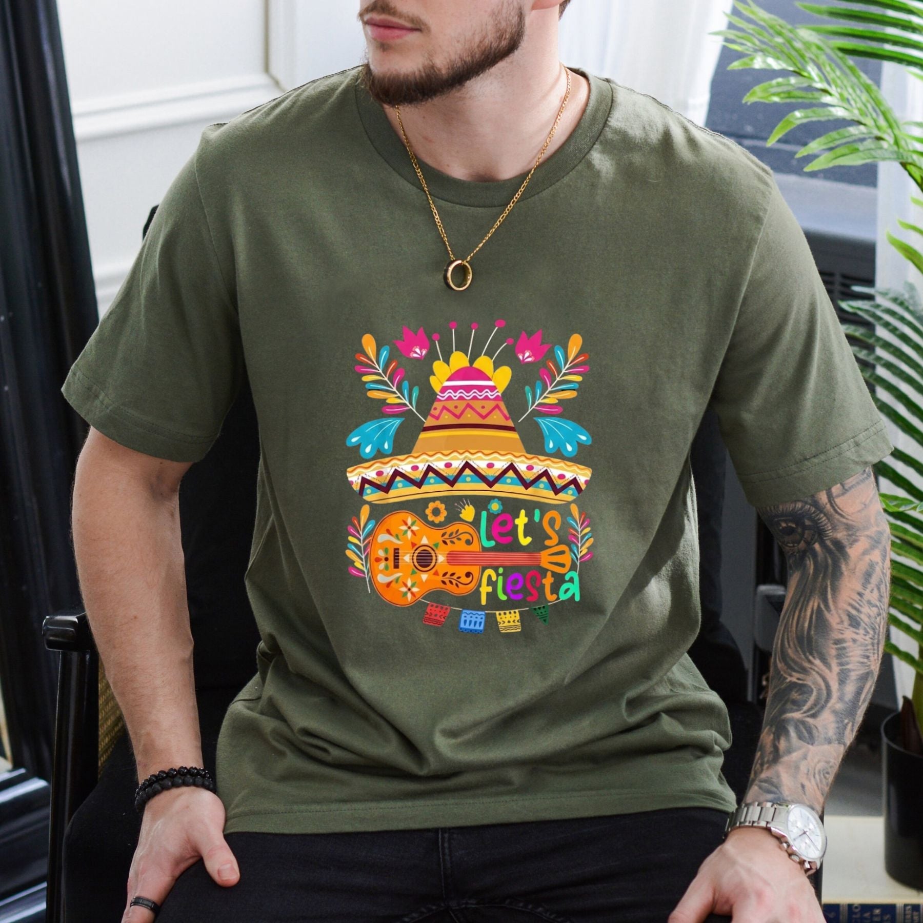 "Let’s Fiesta" Cinco de Mayo T-Shirt – Mexican Celebration Party Graphic Tee