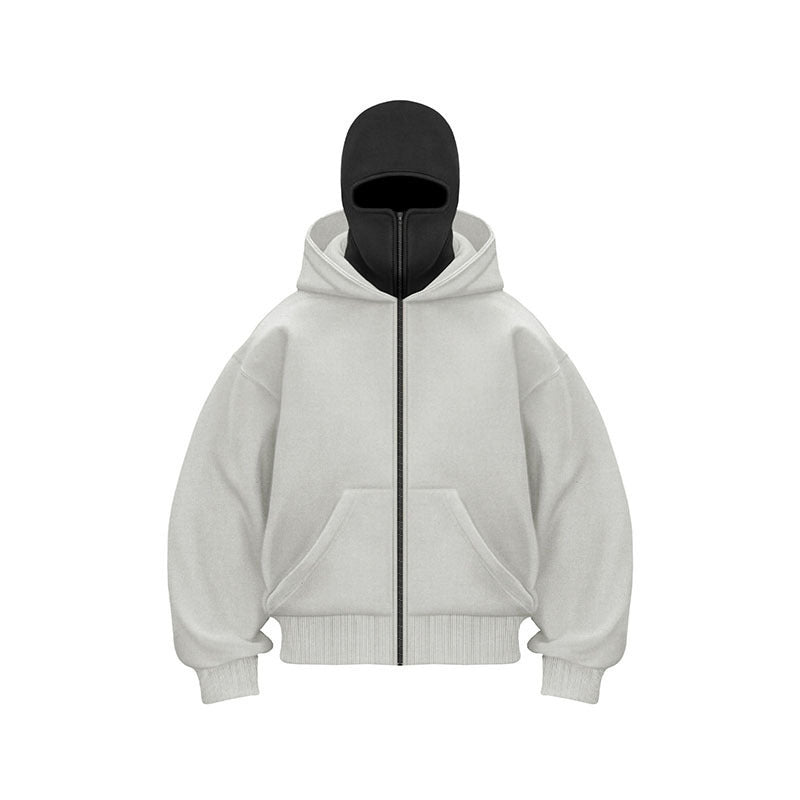 Men's And Women's Double-headed Zipper Hoodie