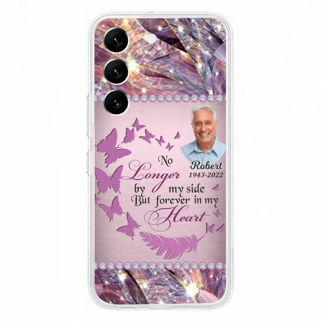 Custom Personalized Memorial Photo iPhone/ Samsung Phone Case - Memorial Gift Idea - No Longer By My Side But Forever In My Heart