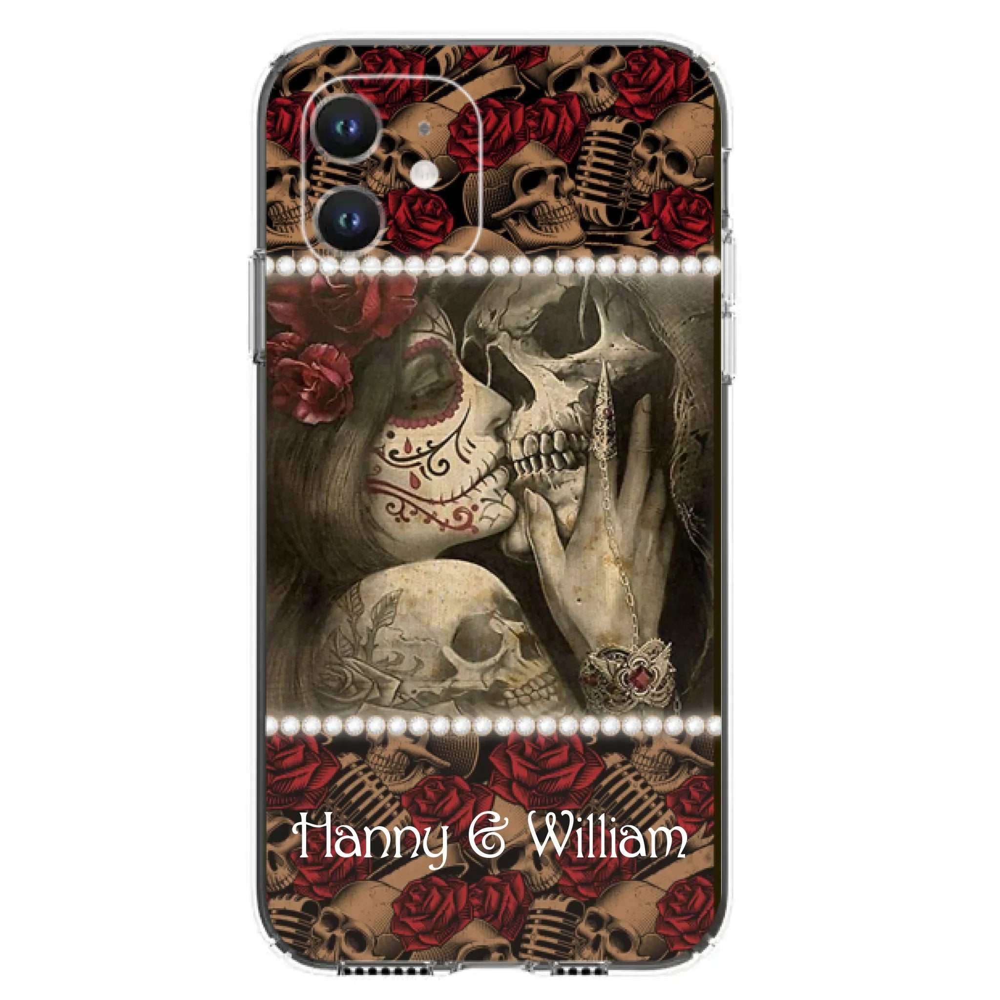 Custom Personalized Skull Phone Case - Phone Case For iPhone, Samsung and Xiaomi