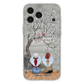 Custom Personalized Memorial Family Member Loss Phone Case - Up to 5 People - Memorial Gift Idea - Those We Love Don't Go Away - Case For iPhone And Samsung