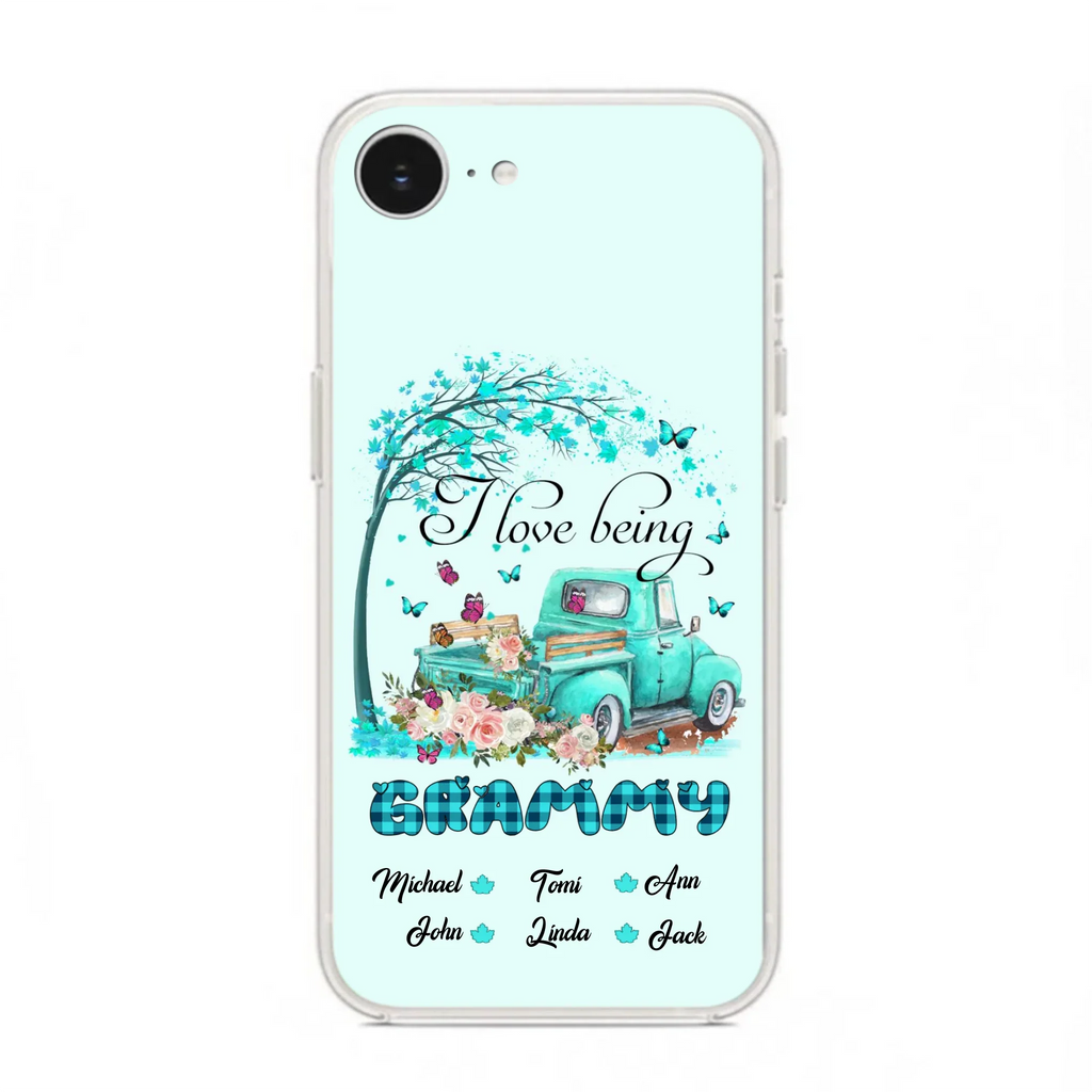 Custom Personalized Phone Case - I Love Being Grandma - R5OIKQ