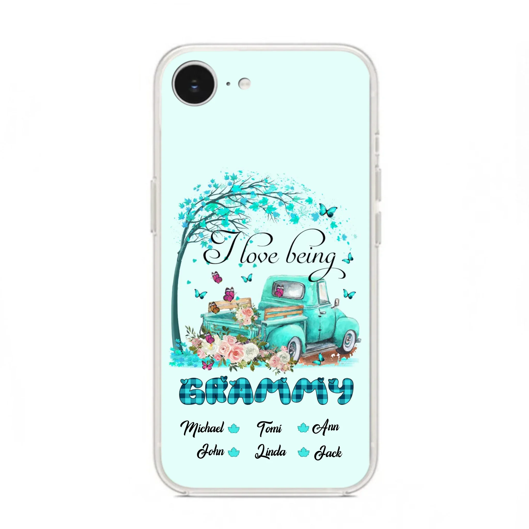 Custom Personalized Phone Case - I Love Being Grandma - R5OIKQ