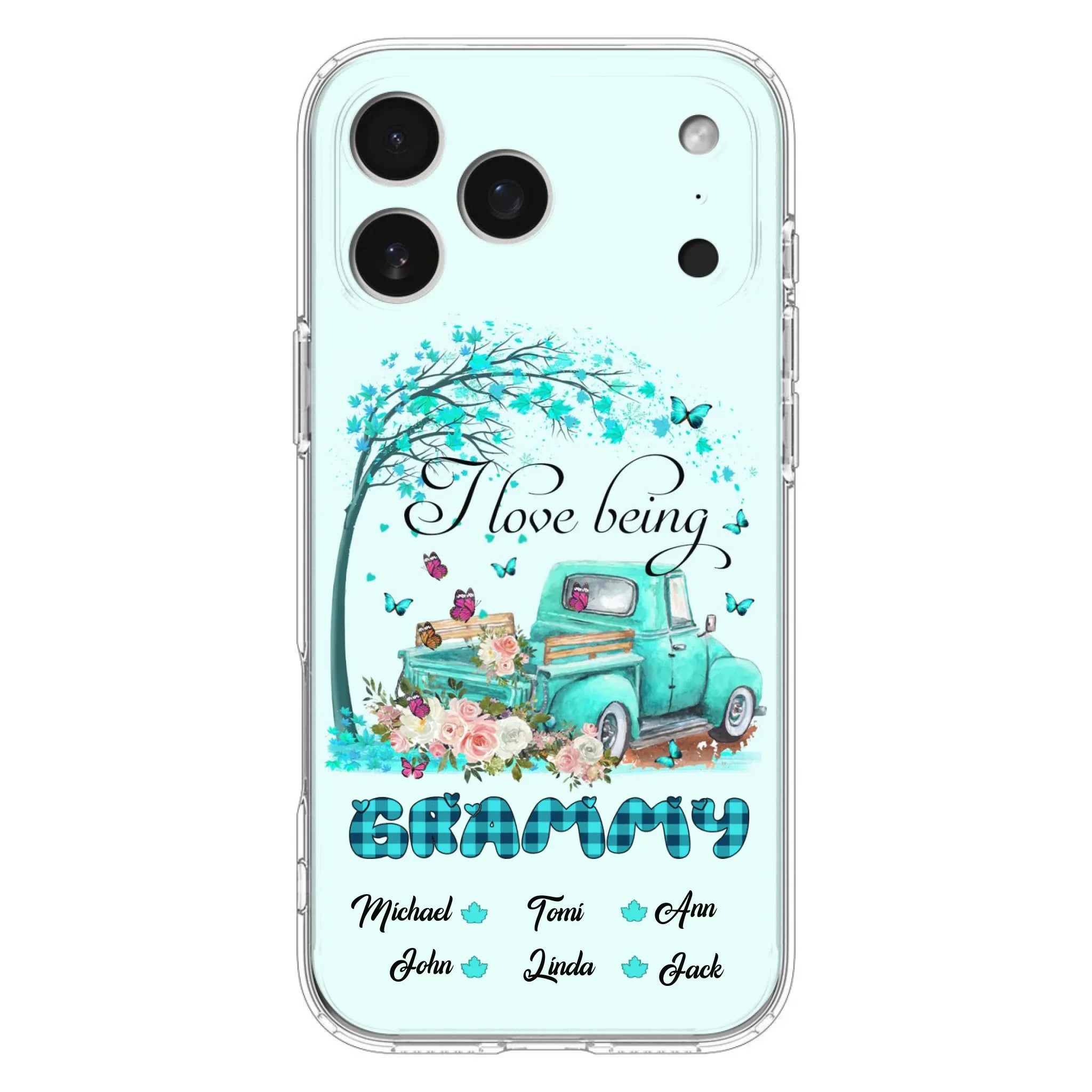 Custom Personalized Phone Case - I Love Being Grandma - R5OIKQ
