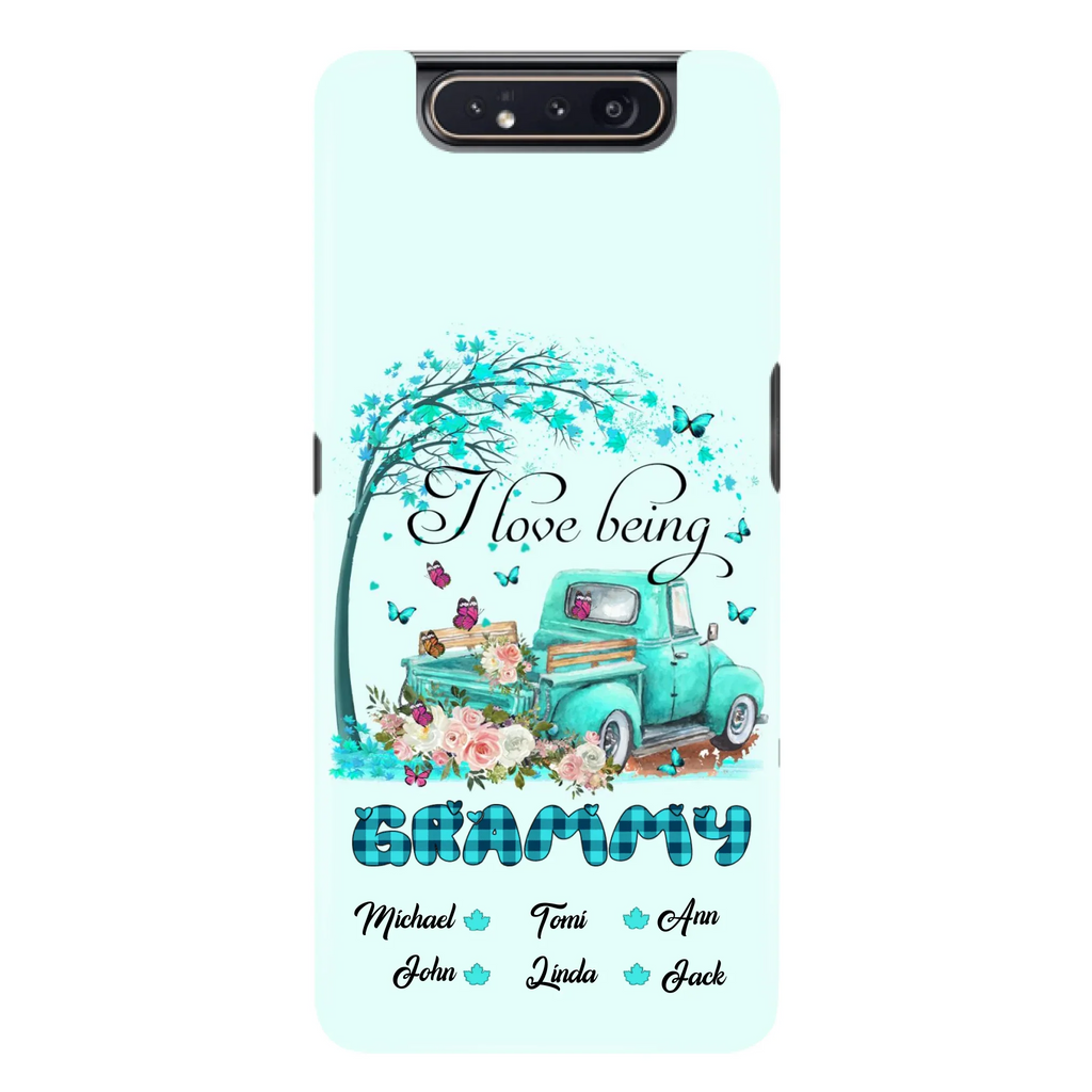 Custom Personalized Phone Case - I Love Being Grandma - R5OIKQ