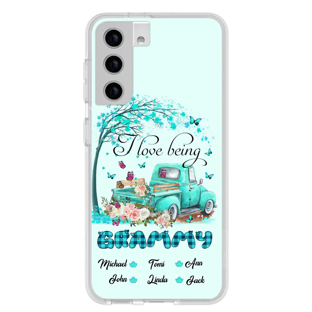 Custom Personalized Phone Case - I Love Being Grandma - R5OIKQ