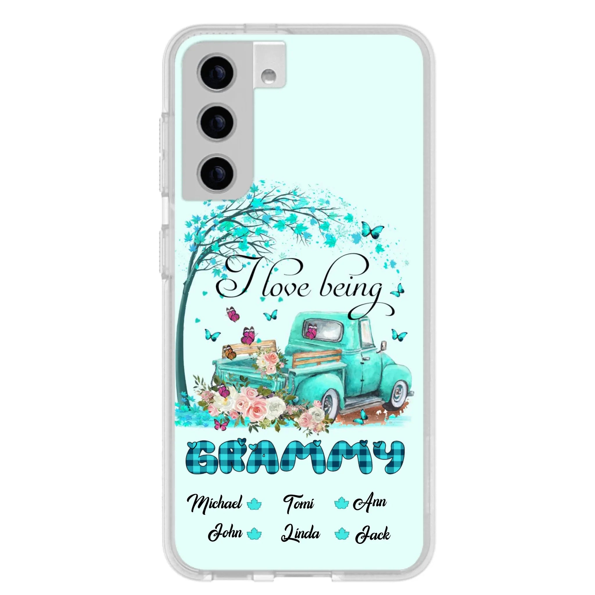 Custom Personalized Phone Case - I Love Being Grandma - R5OIKQ