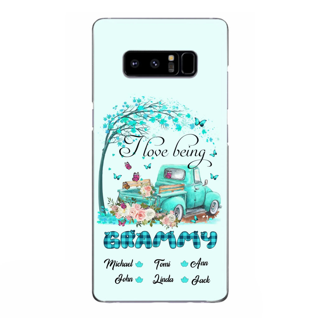 Custom Personalized Phone Case - I Love Being Grandma - R5OIKQ