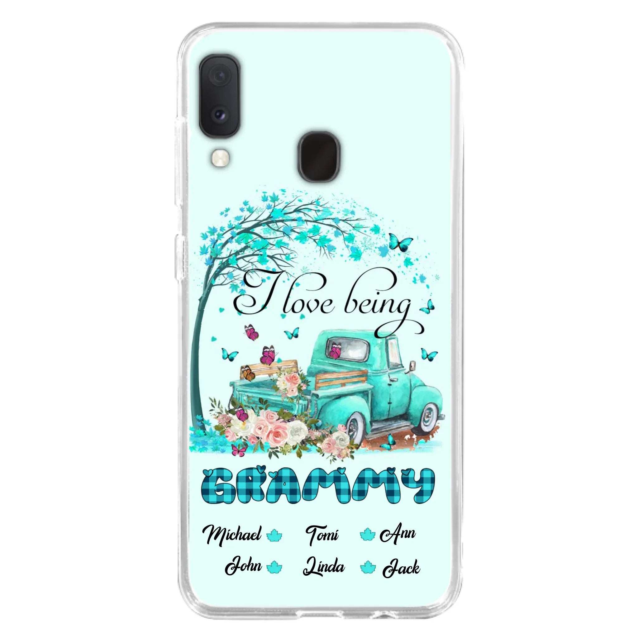 Custom Personalized Phone Case - I Love Being Grandma - R5OIKQ