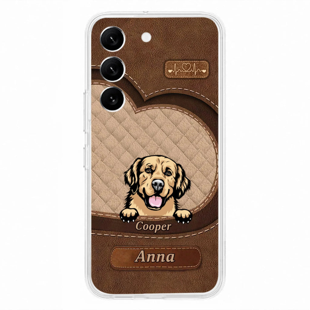 Custom Personalized Dog Phone Case - Gift Idea For Dog Lovers - Case For iPhone And Samsung