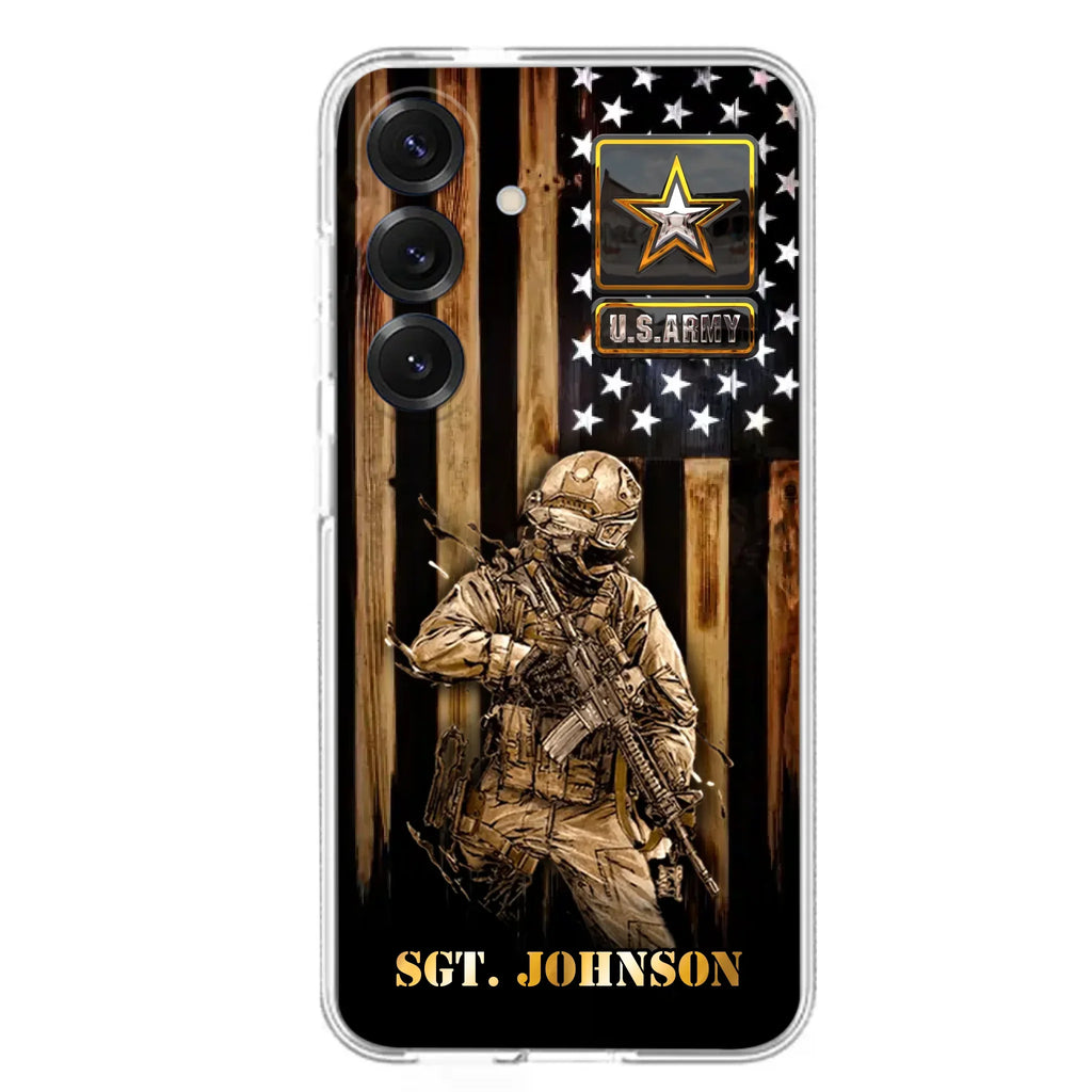 Custom Personalized Veteran Phone Case - Gift Idea For Veteran/ Soldier - Case For iPhone And Samsung