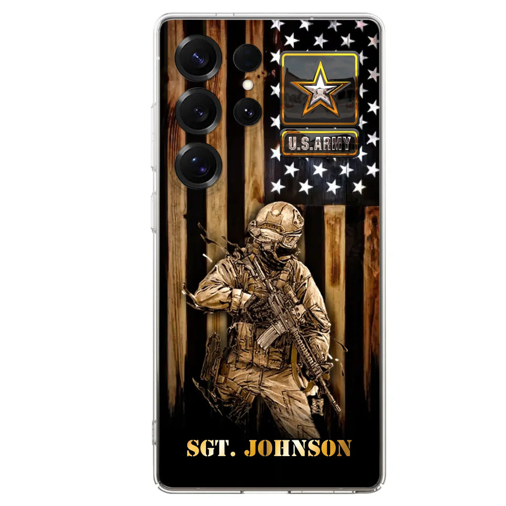 Custom Personalized Veteran Phone Case - Gift Idea For Veteran/ Soldier - Case For iPhone And Samsung