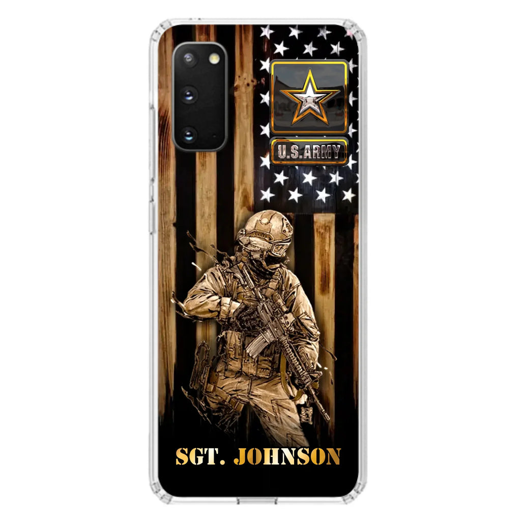 Custom Personalized Veteran Phone Case - Gift Idea For Veteran/ Soldier - Case For iPhone And Samsung