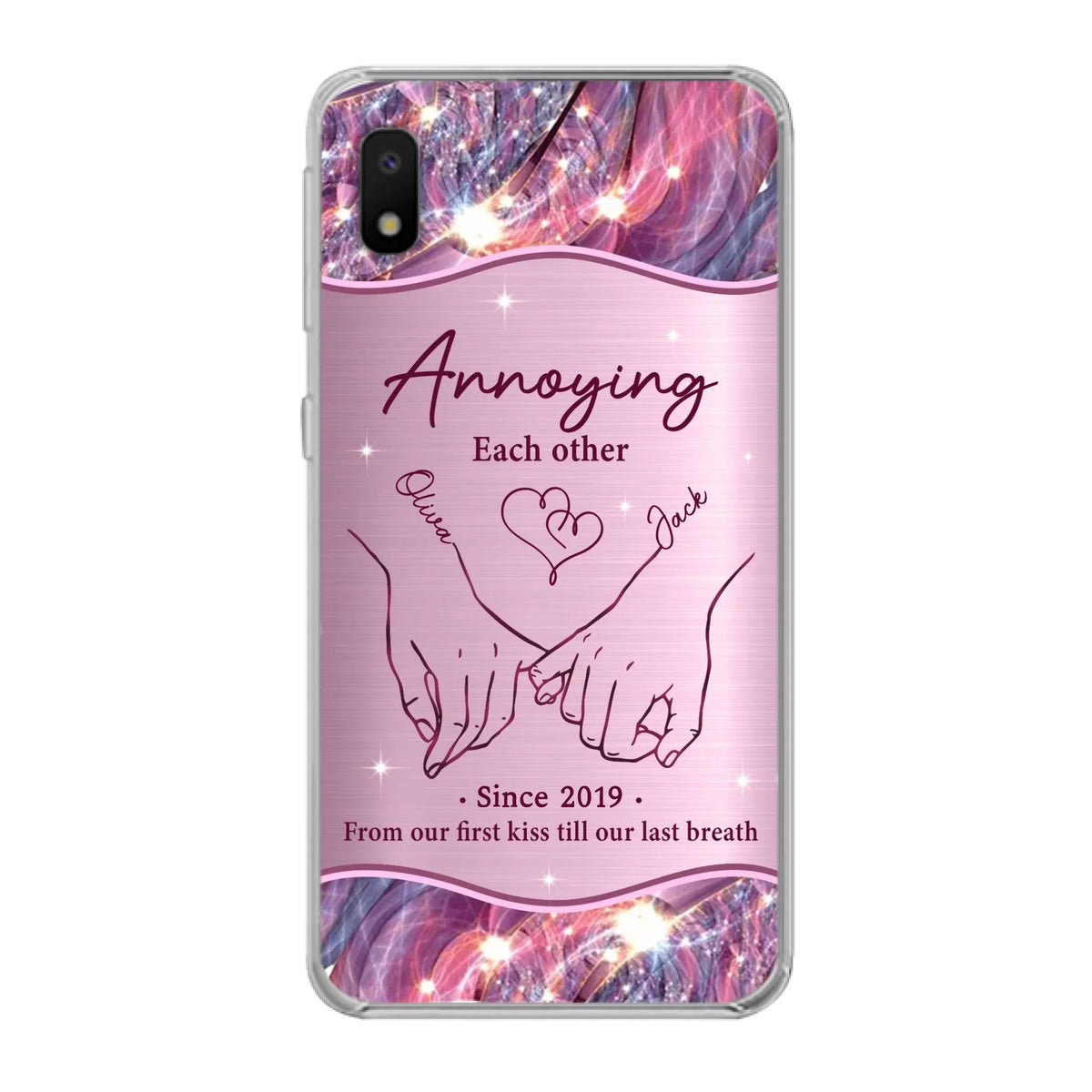 Custom Personalized Couple Phone Case For iPhone/ Samsung - Gift Idea For Couple - Annoying Each Other