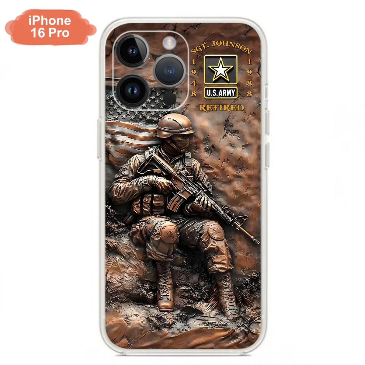 Custom Personalized Veteran Phone Case - Retired Gift Idea For Veteran - Case For iPhone/ Samsung