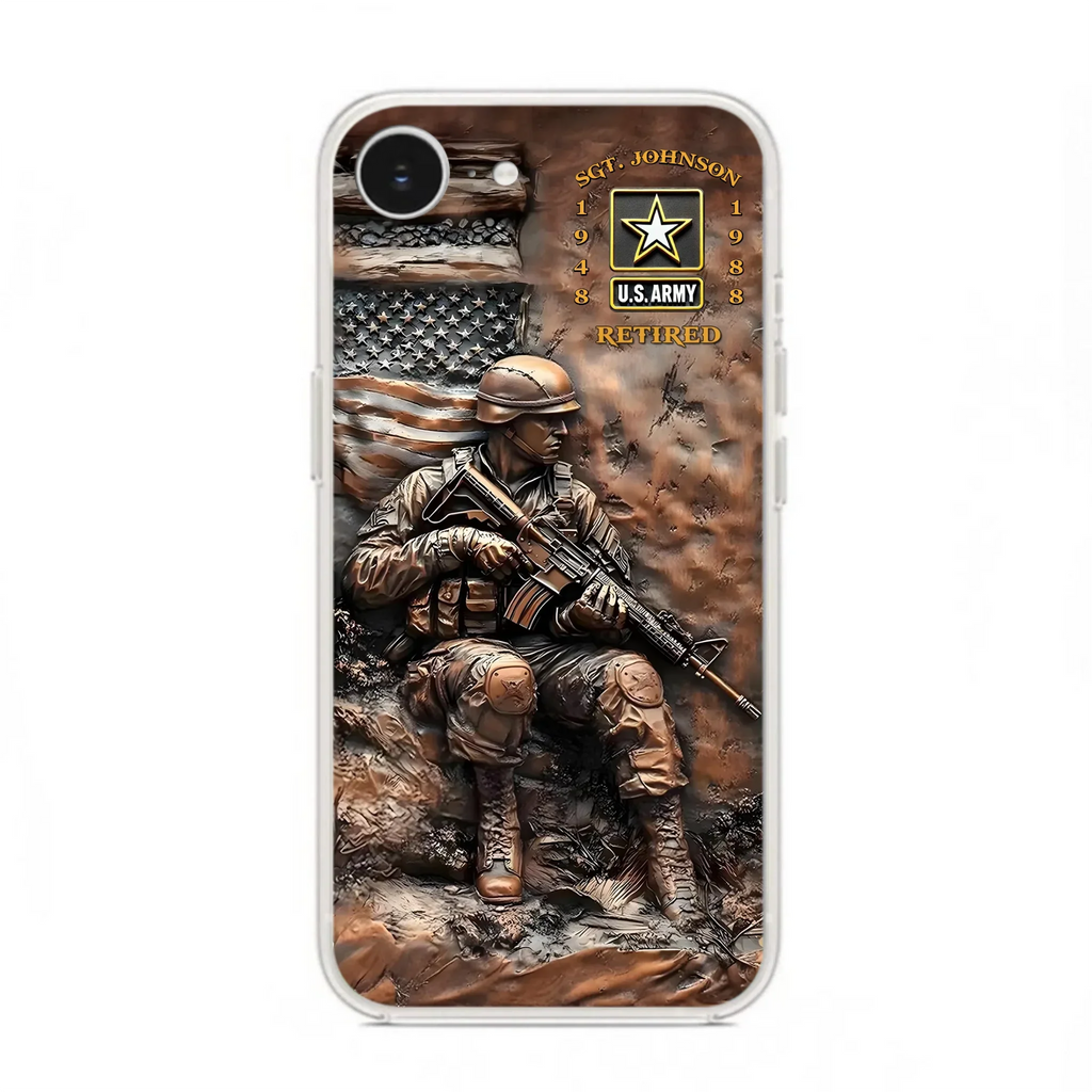 Custom Personalized Veteran Phone Case - Gift Idea For Veteran - Case For iPhone/ Samsung