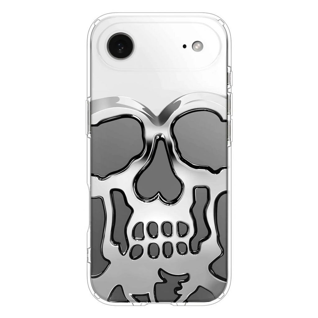 Custom Personalized Veteran Skull Metalic Phone Case - Gift Idea For Veteran - Case For iPhone/ Samsung