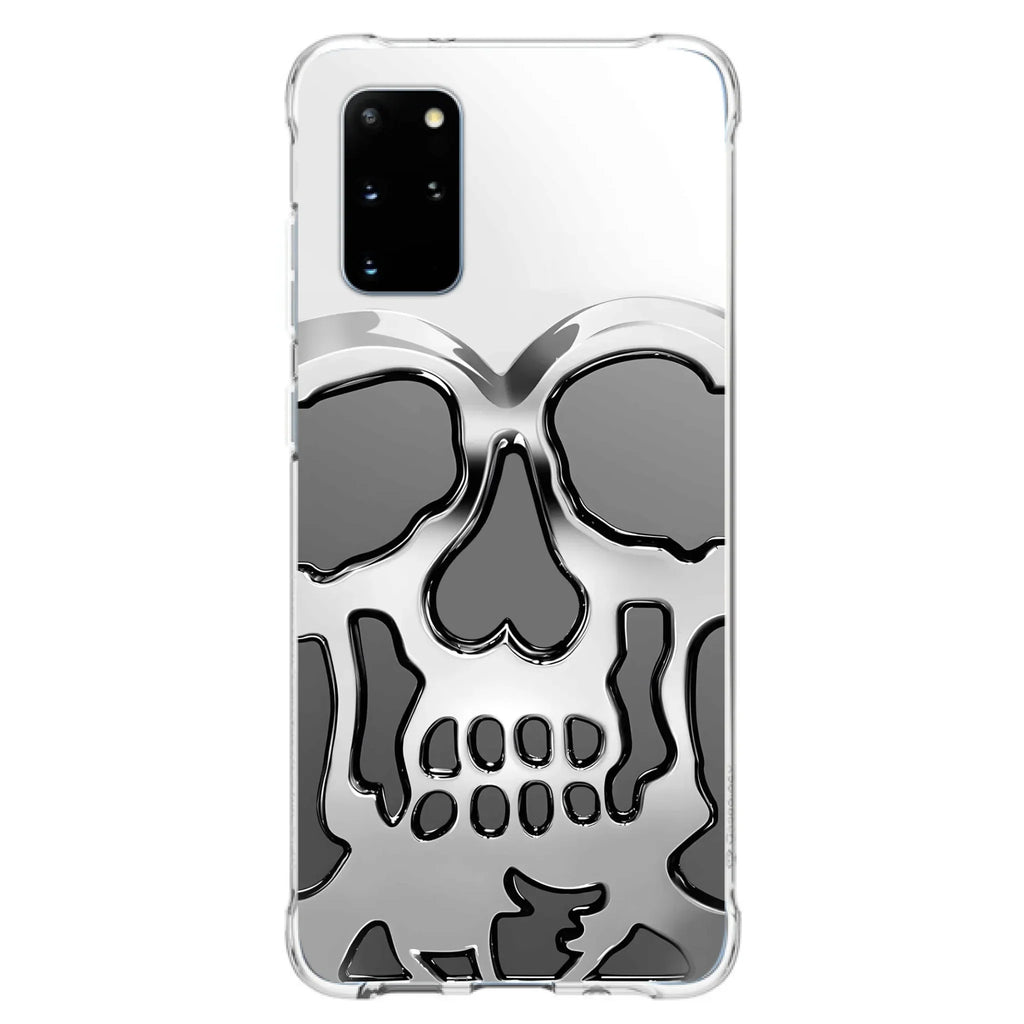 Custom Personalized Veteran Skull Metalic Phone Case - Gift Idea For Veteran - Case For iPhone/ Samsung