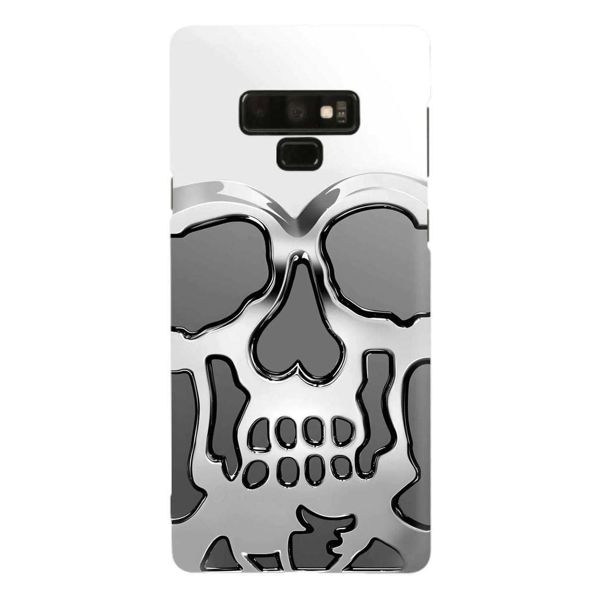 Custom Personalized Veteran Skull Metalic Phone Case - Gift Idea For Veteran - Case For iPhone/ Samsung