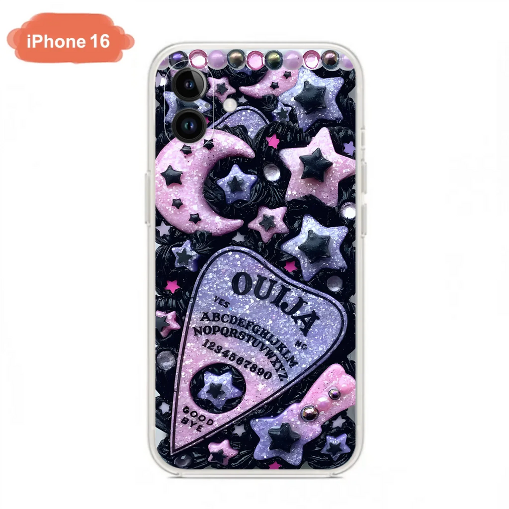 Custom Personalized Witch Phone Case - Halloween Gift Idea - Case For iPhone/ Samsung - Ouija Planchette