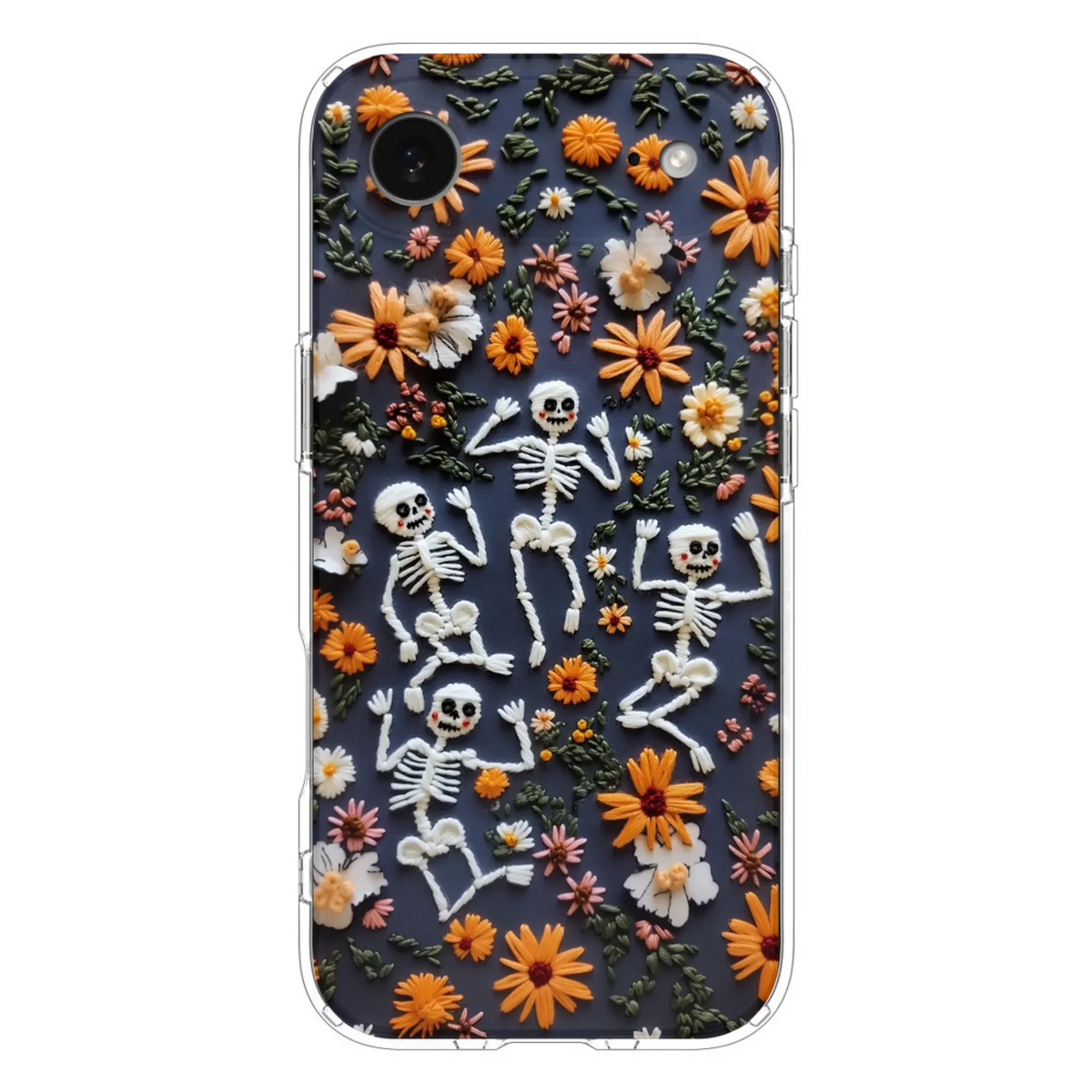 Custom Personalized 3D Skeleton Phone Case - Halloween Gift Idea - Case For iPhone/ Samsung