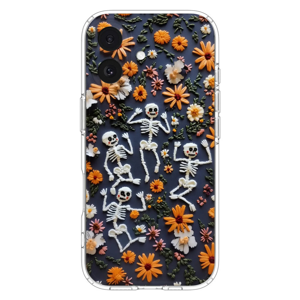 Custom Personalized 3D Skeleton Phone Case - Halloween Gift Idea - Case For iPhone/ Samsung