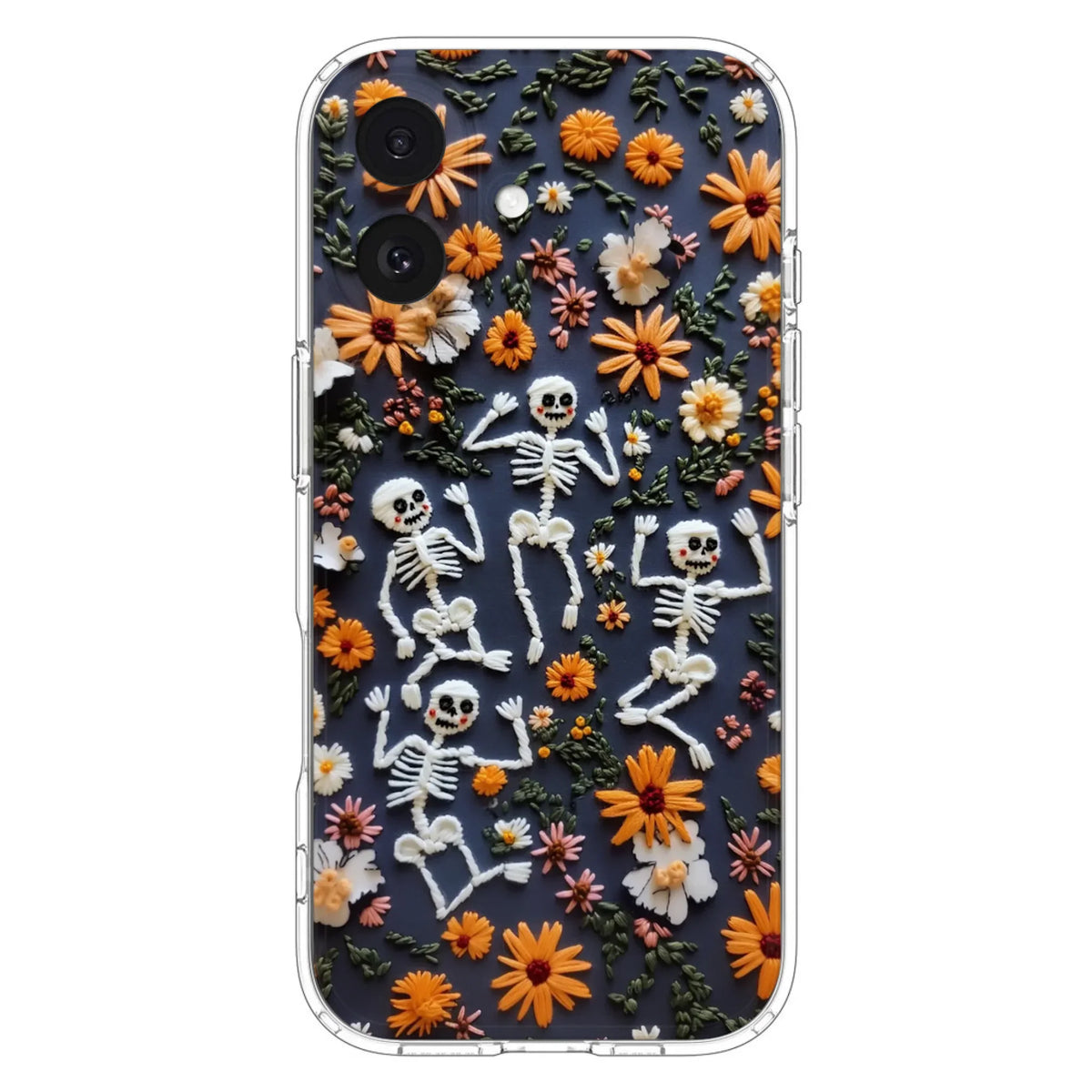 Custom Personalized 3D Skeleton Phone Case - Halloween Gift Idea - Case For iPhone/ Samsung