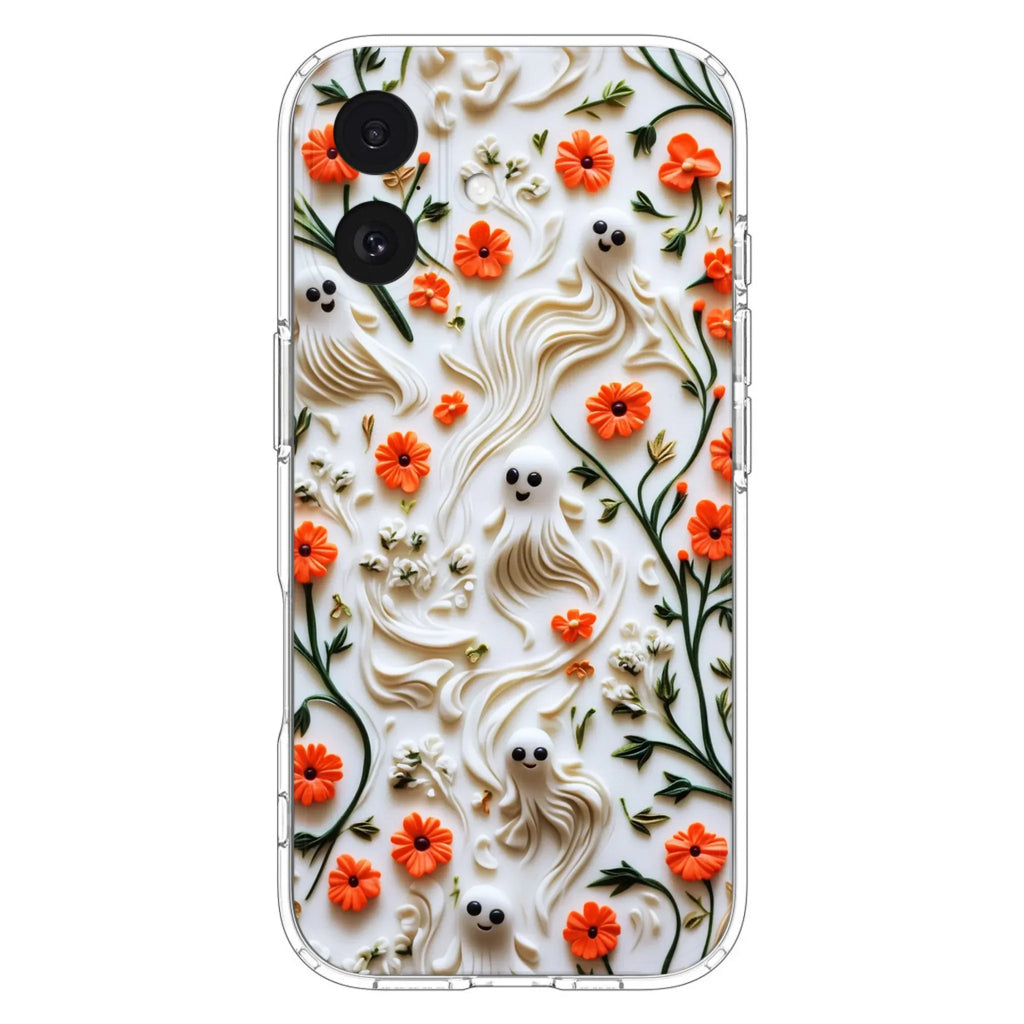 Custom Personalized 3D Clay Boo Phone Case - Halloween Gift Idea - Case For iPhone/ Samsung