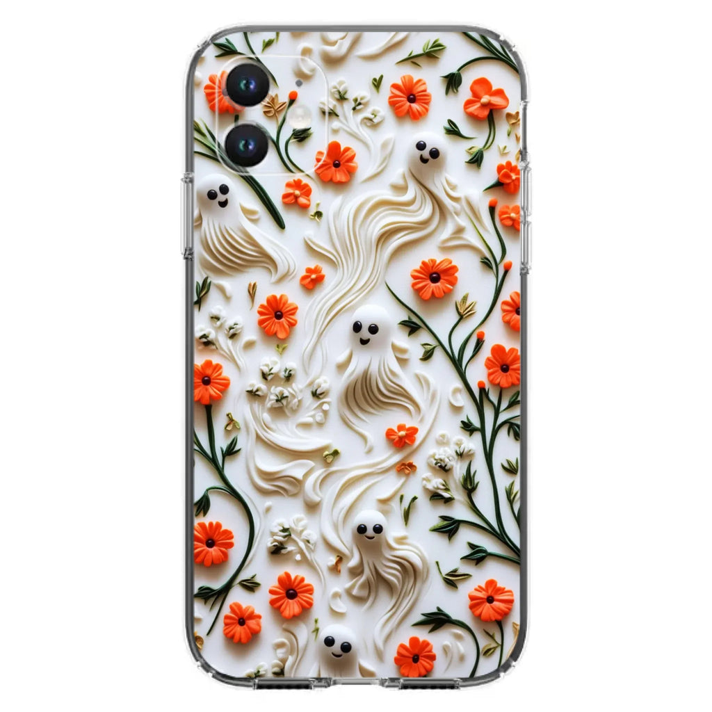 Custom Personalized 3D Clay Boo Phone Case - Halloween Gift Idea - Case For iPhone/ Samsung