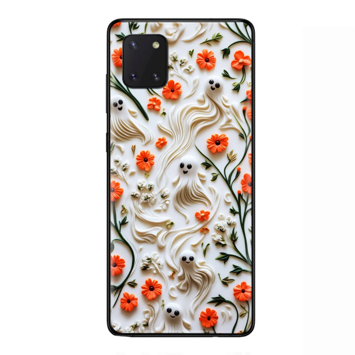 Custom Personalized 3D Clay Boo Phone Case - Halloween Gift Idea - Case For iPhone/ Samsung