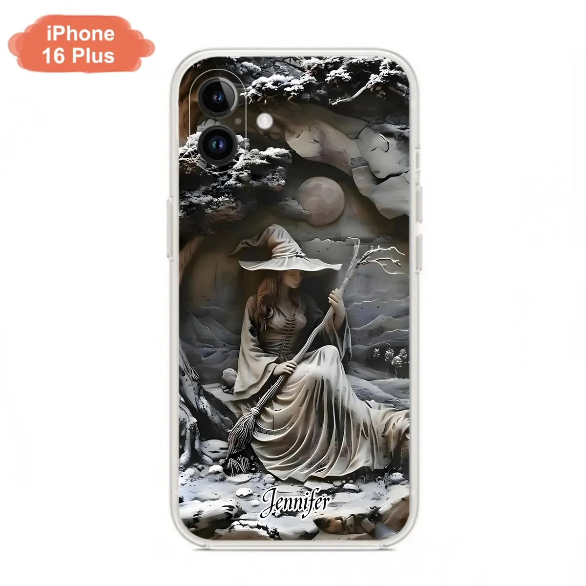 Custom Personalized Witch Phone Case - Halloween/ Birthday Gift Idea For Yourself, Witch Lovers - Case For iPhone/ Samsung