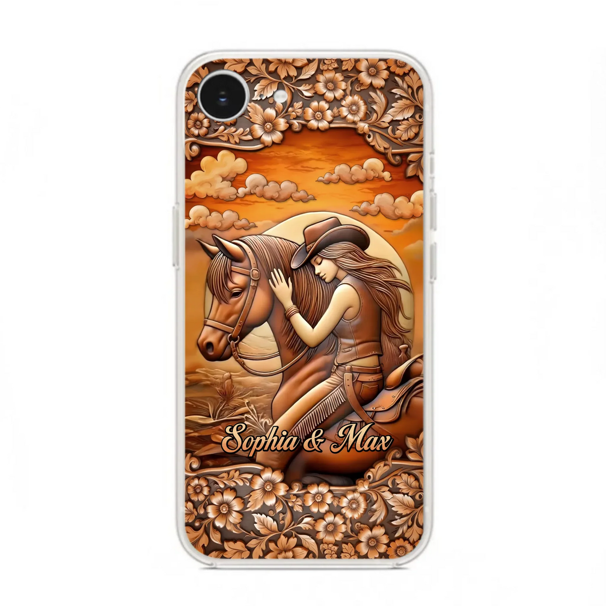 Custom Personalized Horse Girl Phone Case - Gift Idea For Horse Lover - Case For iPhone/ Samsung
